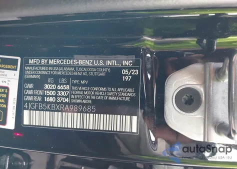 2024 Mercedes-Benz Gle 450 4Matic z USA, uszkodzony, nr VIN 4JGFB5KBXRA989685